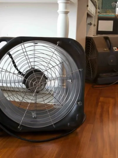 water restoration fans and humidifier