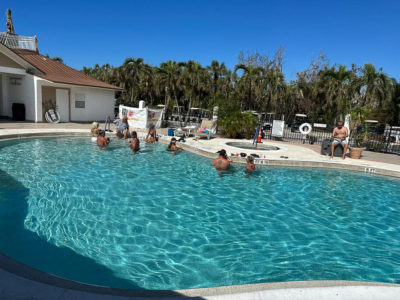 Large Island Club Pool
