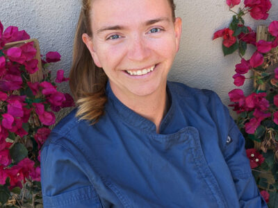 portrait of chef becca